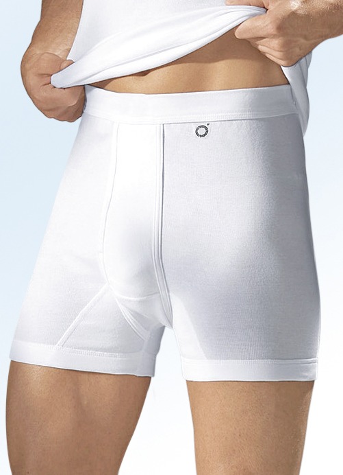 Unterhosen - Pfeilring Dreierpack Unterhosen aus Feinripp, weiß, in Größe 005 bis 013, in Farbe WEISS Ansicht 1