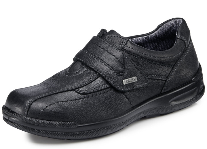Slipper & Schnürschuhe - GINO GALANTE, sportliche Herren-Slipper, Weite H, mit herausnehmbarem Fussbett, in Größe 040 bis 047, in Farbe SCHWARZ Ansicht 1