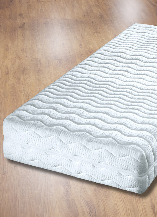 Matratzen & Topper - Ergonomischer Liegekomfort mit 7-Zonen-Matratzen von Hemafa, in Größe 129 (80/190 cm) bis 136 (160/200 cm), in Farbe , in Ausführung 7-Zonen-Bonnell-Federkern-Matratze Ansicht 1