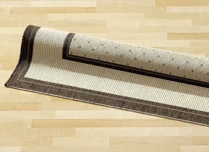 Modern - Teppiche in Sisal-Optik für den Innen- und Außenbereich, in Größe 111 (Brücke, 60x110 cm) bis 306 (Teppich, ø 200 cm), in Farbe BRAUN Ansicht 1