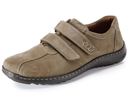 Waldläufer, bequeme Herren-Slipper, Weite H, mit herausnehmbarem Fussbett