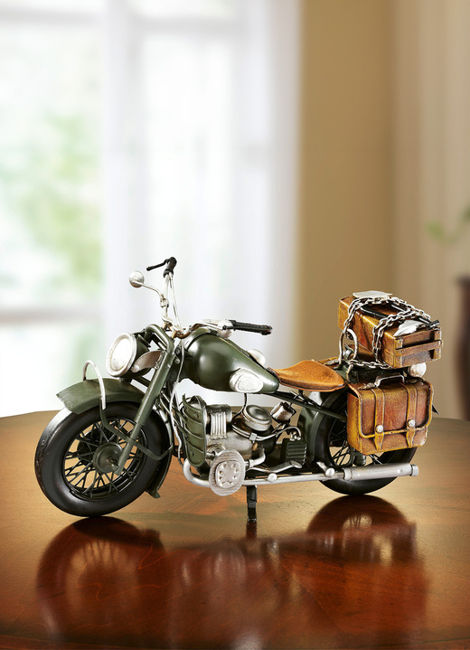 Wohnaccessoires - Motorrad Sammlermodell, in Farbe SCHWARZ