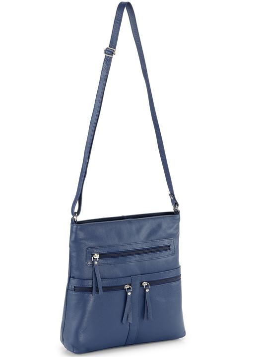 Taschen - Laurina Tasche aus Vollrind-Nappaleder, in Farbe MARINE Ansicht 1
