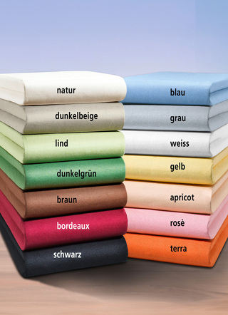 irisette Mako-Jersey-Spannbetttuch in verschiedenen Farben