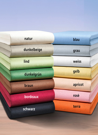 irisette Mako-Jersey-Spannbetttuch in verschiedenen Farben