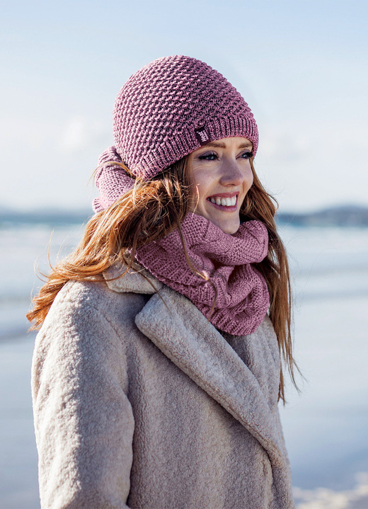 - Thermo-Artikel Heat Holders® für mehr Komfort im Winter, in Farbe ROSÉ, in Ausführung Mütze Ansicht 1