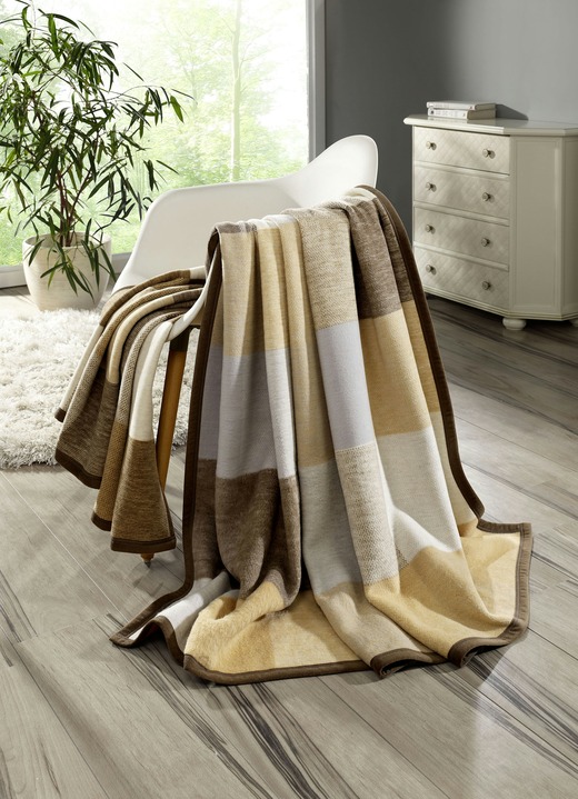Wohndecken - Kuschelweiche Schlafdecke, in Farbe BEIGE Ansicht 1