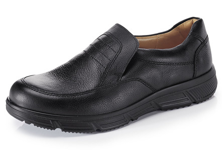 GINO GALANTE, bequeme Herren-Slipper, Weite K, mit herausnehmbarem Fussbett