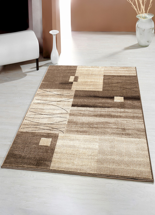 Modern - Aussergewöhnliche Brücken, Galerie und Teppiche, in Größe 111 (Brücke, 67x135 cm) bis 288 (Teppich, 240x340 cm), in Farbe BEIGE Ansicht 1