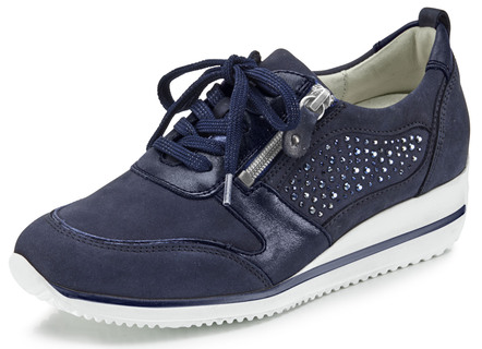 Waldläufer, bequeme Damen-Schnürschuhe, Weite H, mit herausnehmbarem Fussbett