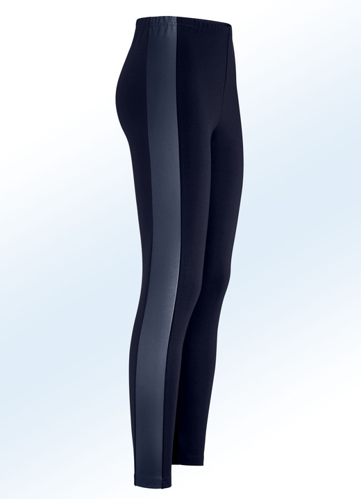 - Leggings im interresanten Materialmix, in Größe 018 bis 092, in Farbe MARINE Ansicht 1