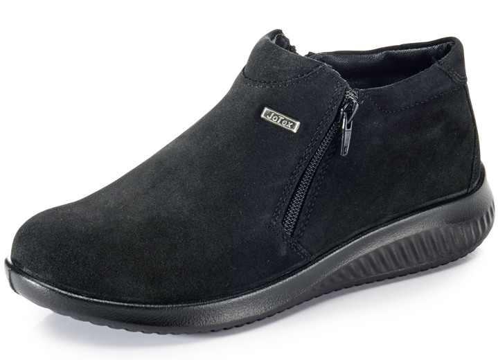 Stiefel & Stiefeletten - Atmungsaktive Damen-Boots, Winterschuhe, Weite K, mit Reissverschluss, in Größe 036 bis 042, in Farbe SCHWARZ Ansicht 1
