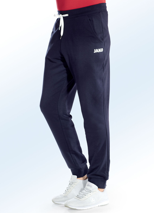 Freizeithosen - Jogginghose von «Jako» in 3 Farben, in Größe 3XL (58/60) bis XXL (56), in Farbe MARINE