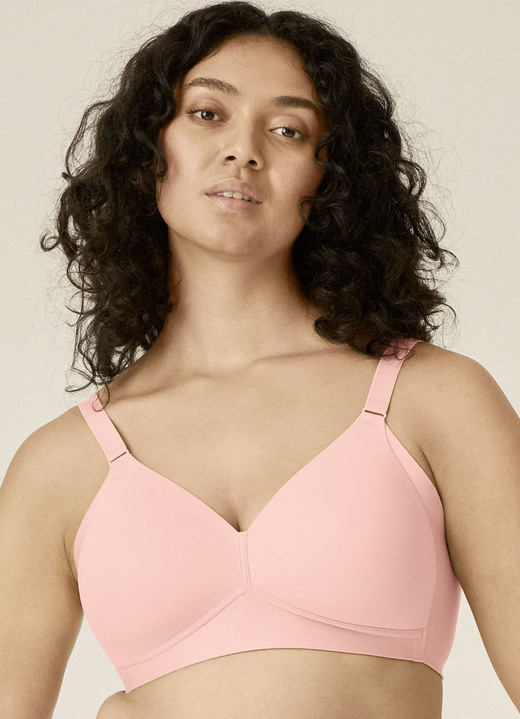 T-Shirt-BH - Naturana BH mit gepolsterten Cups, in Größe 075 bis 100, in Cup A, in Farbe ZARTROSÉ Ansicht 1