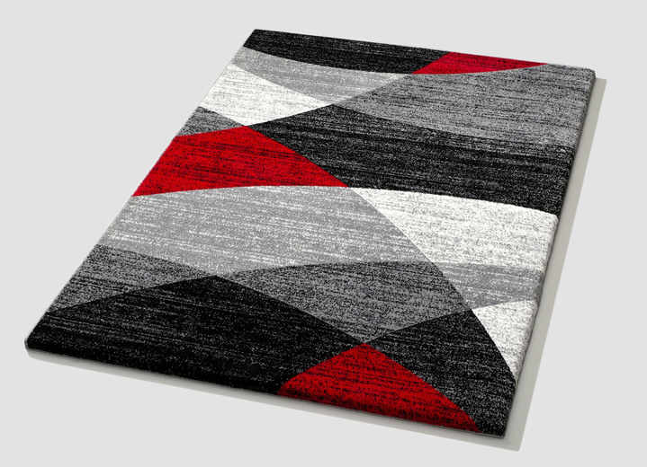 Modern - Brücken und Teppiche mit hellen und dunklen Melierungen, in Größe 111 (Brücke, 60x110 cm) bis 288 (Teppich, 240x340 cm), in Farbe ANTHRAZIT Ansicht 1