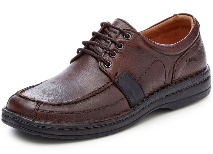 Slipper & Schnürschuhe - GINO GALANTE, schicke Herren- Schnürschuhe, mit herausnehmbarem Fussbett Slipper & Schnürschuhe - GINO GALANTE, schicke Herren- Schnürschuhe, mit herausnehmbarem Fussbett, in Größe 040 bis 047, in Farbe BURGUND