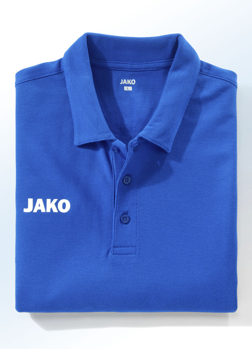 Shirts - Poloshirt von «Jako» in 5 Farben Shirts - Poloshirt von «Jako» in 5 Farben, in Größe 3XL (58/60) bis XXL (56), in Farbe ROYALBLAU