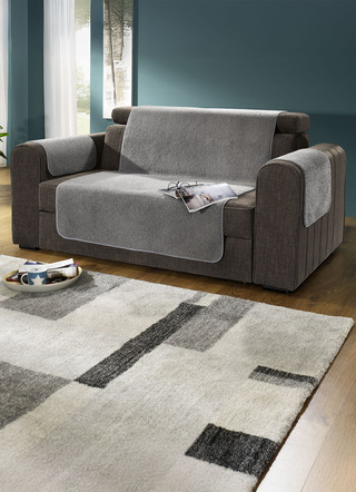 Flauschige Sessel-, Couch- und Armlehnenschoner