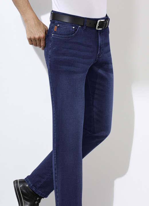 Jeans - «Francesco Botti»-Jeans in 3 Farben, in Größe 024 bis 064, in Farbe DUNKELJEANS