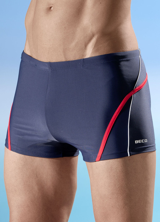 Badehosen - Badepants mit halbem Vorderteilfutter Badehosen - Badepants mit halbem Vorderteilfutter, in Größe 004 bis 010, in Farbe MARINE