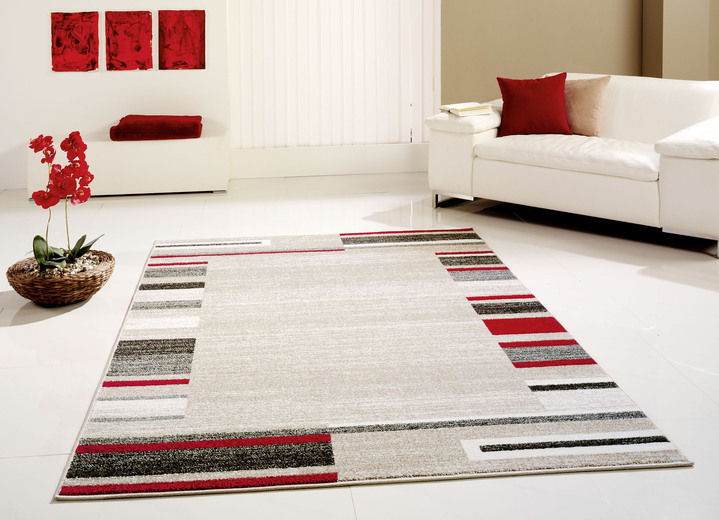 Modern - Strapazierfähige Brücken und Teppiche, in Größe 111 (Brücke, 60x110 cm) bis 288 (Teppich, 240x330 cm), in Farbe CREME Ansicht 1