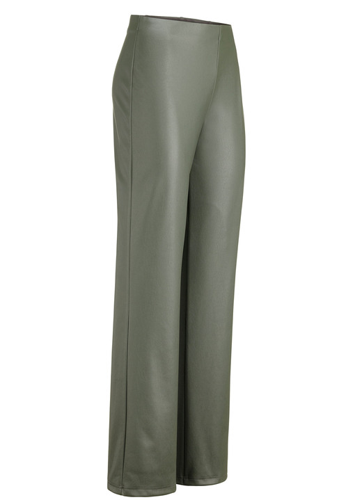 Hosen in Schlupfform - Hose mit ausgestellter Fußweite, in Größe 017 bis 052, in Farbe OLIV Ansicht 1