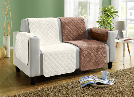 Couch- und Sesselschoner mit Anti-Rutsch-Beschichtung