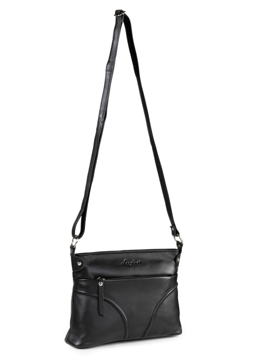 Taschen - Laurina Tasche aus Vollrind-Nappaleder, in Farbe SCHWARZ Ansicht 1