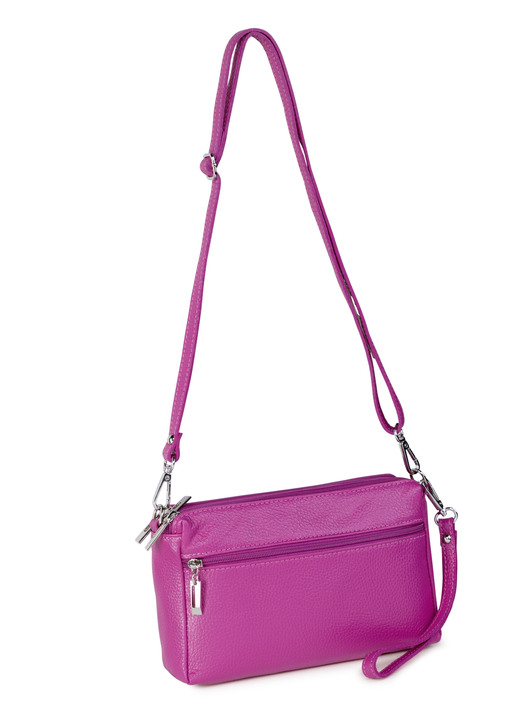 Taschen - Laurina Tasche aus genarbtem Kalb-Nappaleder, in Farbe PINK Ansicht 1