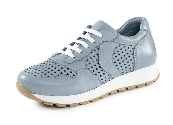 - Andrea Conti Sneaker aus Nappaleder, in Größe 035 bis 041, in Farbe JEANS Ansicht 1