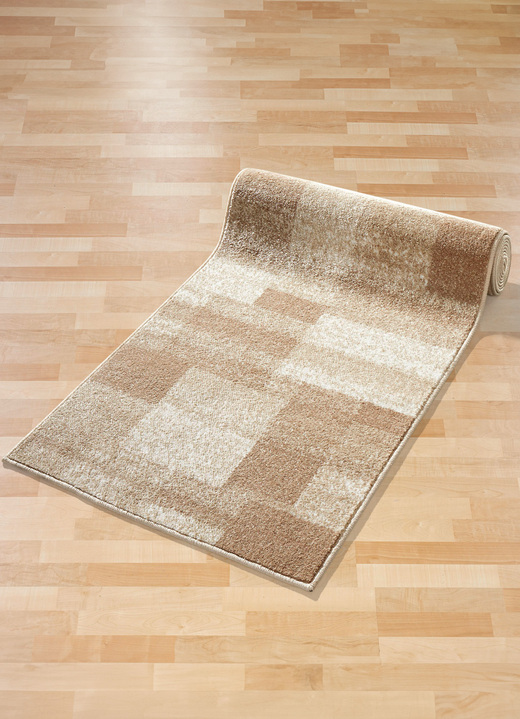 Läufer & Stufenmatten - Läufer in Wunschlänge, in Größe 102 (Läufer, 67 cm breit) bis 106 (Läufer, 100 cm breit), in Farbe BEIGE Ansicht 1