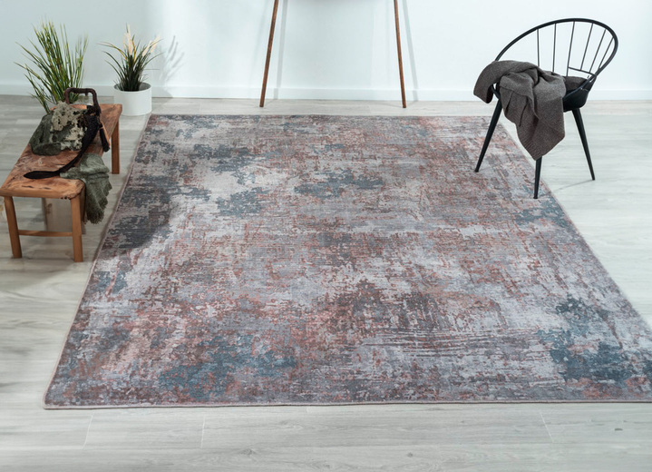 Modern - Wunderschöner Flachwebteppich für den Innen- und Aussenbereich, in Größe 165 (Brücke, 120x180 cm) bis 282 (Teppich, 200x290 cm), in Farbe BUNT Ansicht 1