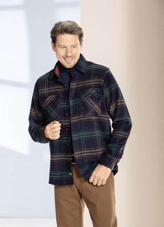 Kariertes Overshirt von «Milano Italy»