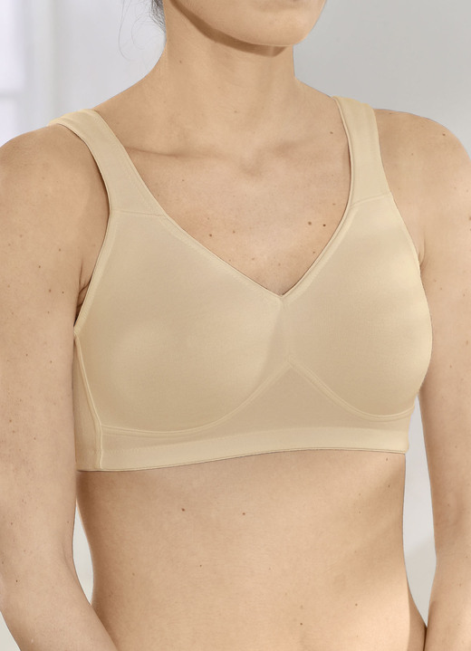 BH Doppelpack - Speidel Zweierpack BH mit vorgeformten Cups, in Größe 080 bis 115, in Cup B, in Farbe PUDER Ansicht 1
