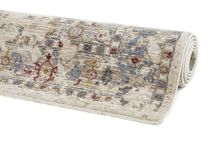 Modern - Hochwertige Brücken und Teppiche, für Fussbodenheizung geeignet, in Größe 111 (Brücke, 60x110 cm) bis 304 (Teppich, ø 133 cm), in Farbe MULTICOLOR, in Ausführung Dessin 1 Ansicht 1