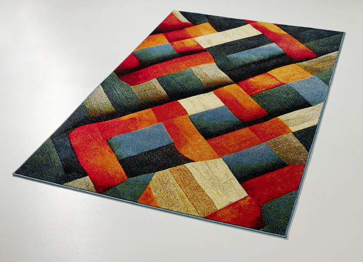 Modern - Farbenfrohe Brücken und Teppiche, in Größe 111 (Brücke, 60x110 cm) bis 282 (Teppich, 200x290 cm), in Farbe MULTICOLOR Ansicht 1