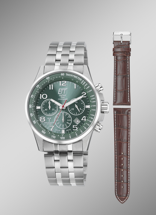 - Funk-Solar-Chronograph mit Wechselband, in Farbe  Ansicht 1