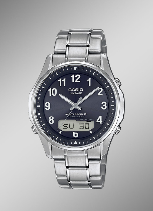 - Casio Herrenuhr mit Titanbandgehäuse, in Farbe  Ansicht 1