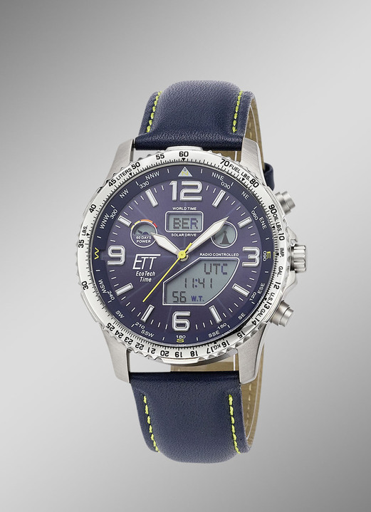 - ETT Funk-Solar-Herrenuhr , in Farbe  Ansicht 1