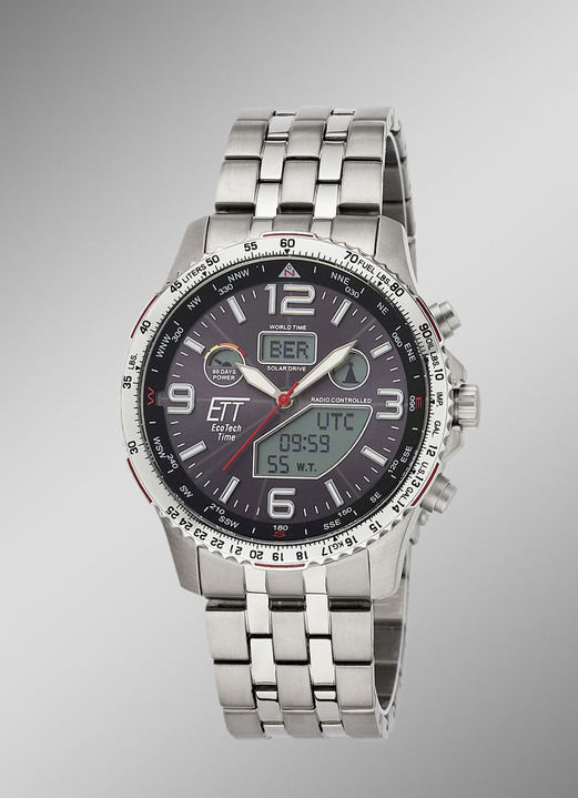 - Funk-Solar-Herrenuhr, in Farbe  Ansicht 1