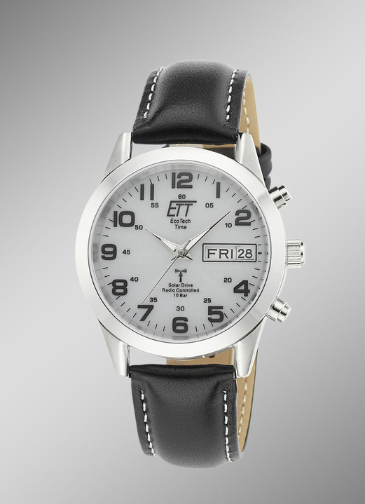 - ETT Funk-Solar-Herrenuhr, in Farbe  Ansicht 1