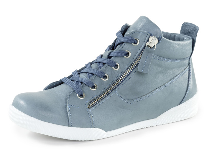 Stiefel & Stiefeletten - Andrea Conti, sportive Damen-Boots, mit herausnehmbarem Fussbett, in Größe 036 bis 042, in Farbe JEANS Ansicht 1