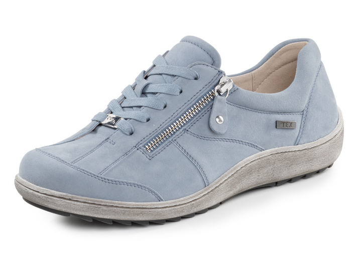 Weite H - ELENA EDEN, bequeme Damen-Schnürschuhe, Weite H, mit herausnehmbarem Fussbett, in Größe 036 bis 042, in Farbe JEANS Ansicht 1
