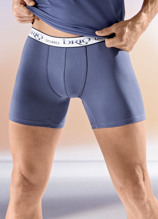 Unterhosen - Viererpack Pants mit Elastikbund, in Größe 005 bis 011, in Farbe 2X INDIGOBLAU, 2X NAVY Ansicht 1