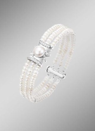 Armband mit Süsswasser-Zuchtperlen