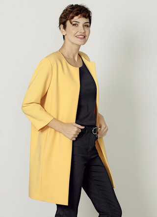 Longblazer mit Taschen
