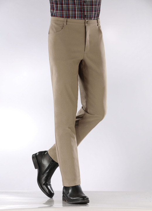 Hosen - Perfekte Thermohose von «Klaus Modelle» in 3 Farben, in Größe 024 bis 060, in Farbe SANDBRAUN Ansicht 1