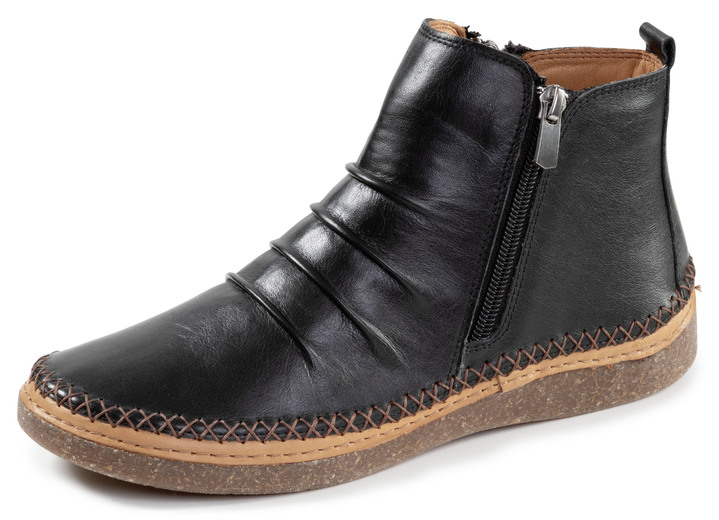 Stiefel & Stiefeletten - Andrea Conti, klassische Damen-Boots, mit herausnehmbarem Fussbett, in Größe 036 bis 042, in Farbe SCHWARZ Ansicht 1