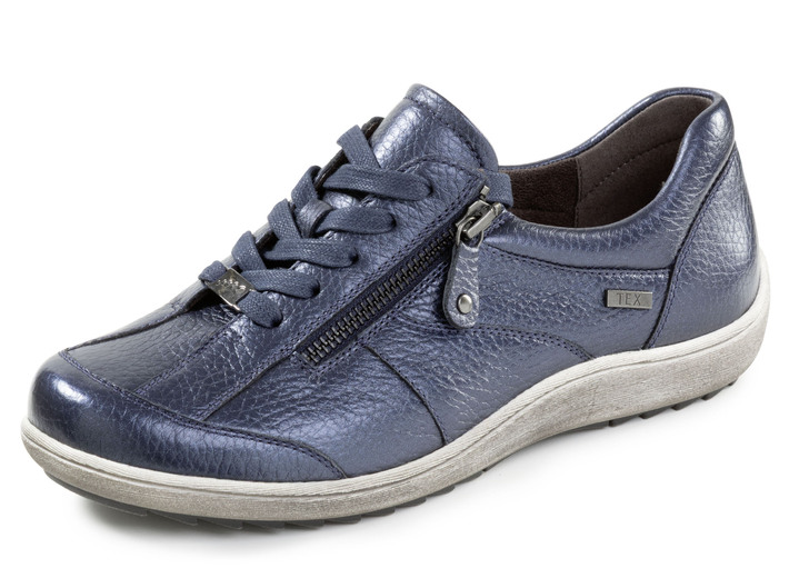 Weite H - ELENA EDEN, atmungsaktive Damen-Sneaker, Weite H, mit herausnehmbarem Fussbett, in Größe 036 bis 042, in Farbe MARINE Ansicht 1