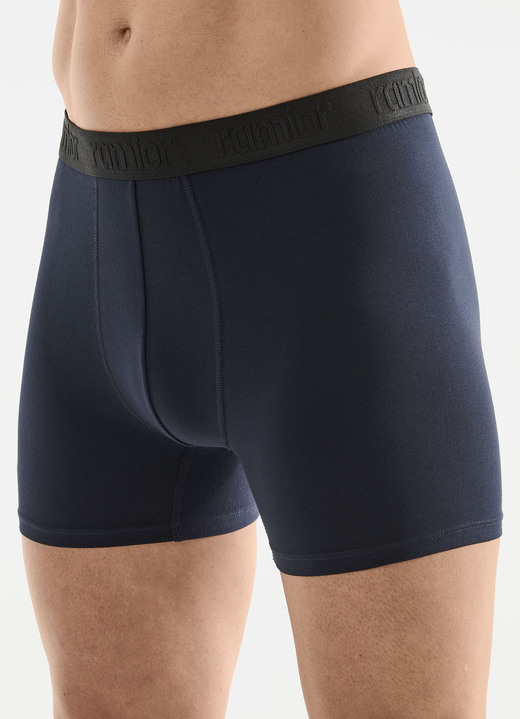 Unterhosen - Sechserpack Pants mit Elastikbund, in Größe 005 bis 011, in Farbe 2X NAVY, 2X SCHWARZ, 2X GRAU MELIERT Ansicht 1